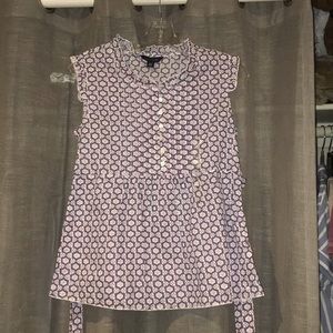 Purple and white pattern Tommy Hilfiger shirt